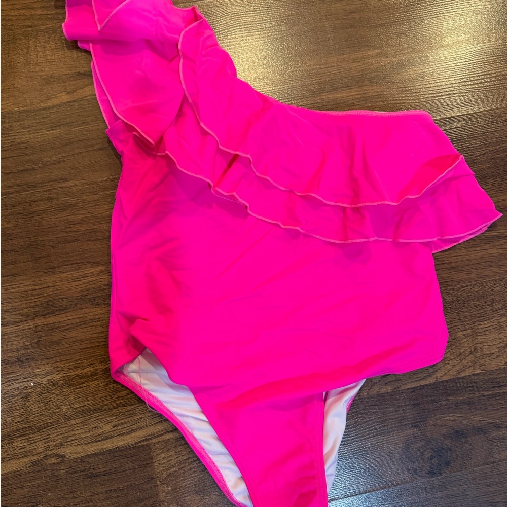 Pink Lily Fuchsia Swimsuit